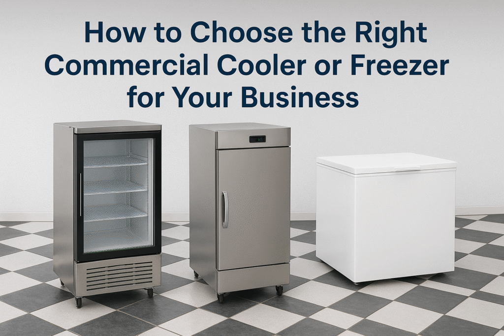 How to Choose the Right Commercial Cooler or Freezer for Your Business