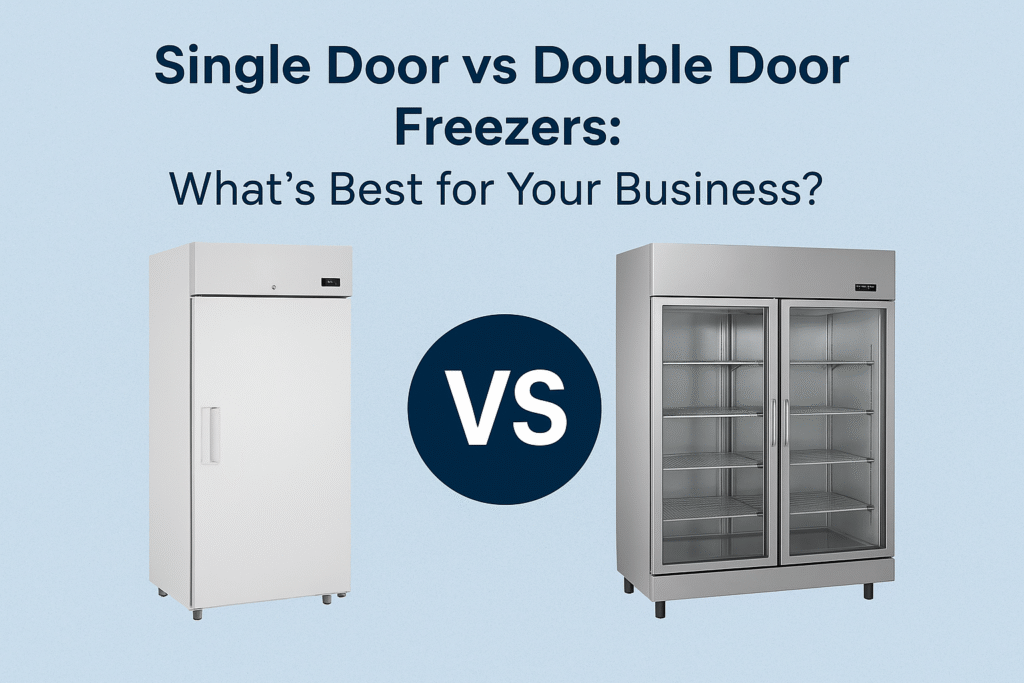 Single Door vs Double Door Freezers: What’s Best for Your Business?